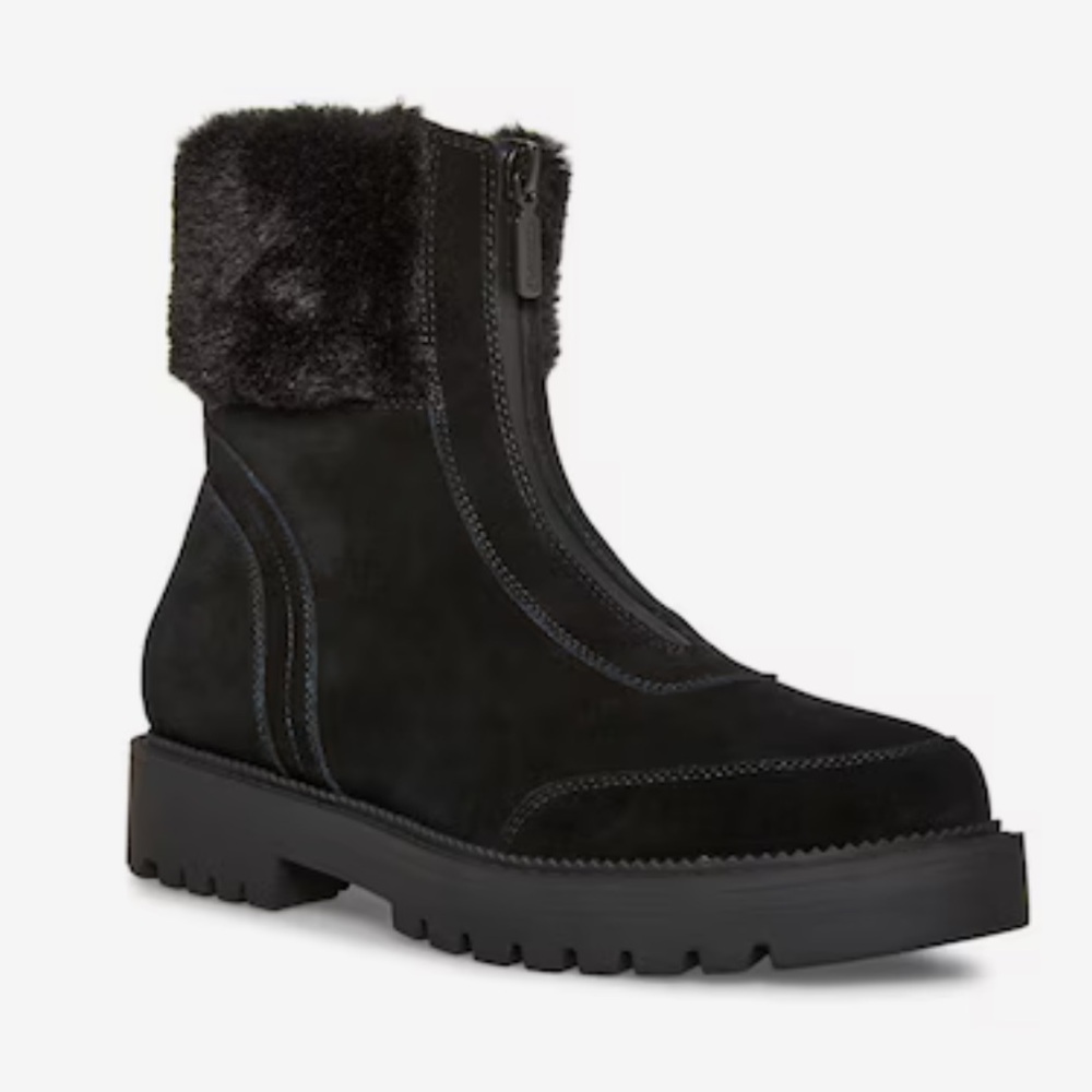 NEW $150 Blondo x Zappos Hostel Faux Fur ankle bootie women size 8.5